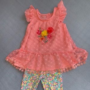 Adorable 2 pc set for baby girl